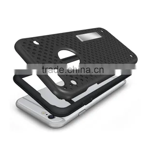 Durable Quick Heat Dispelling TPU PC 2 in 1 Hybrid Armor Ultra Thin Case for Iphone 6 6s Plus thumbnail-2