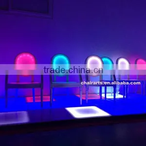 Commercial Use Led Acrylic Light Up Chairs thumbnail-2