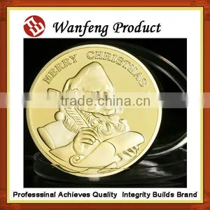 Customized High Quality Holiday Promotional Metal Coin thumbnail-2