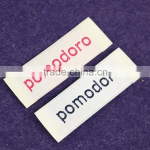 Customized High Quality Woven Clothing Labels Iron On Garment Labels thumbnail-4