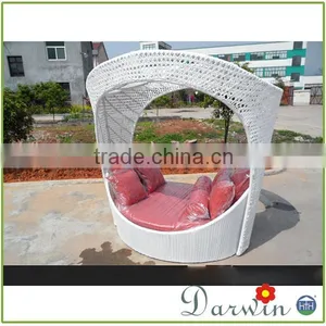 Waterproof PE Wicker Rattan Cheap Outdoor Patio Daybed thumbnail-2