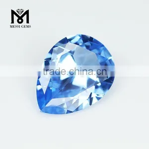 Hot Sale Synthetic Pear Machine Cut Artificial Spinel Gemstone thumbnail-4