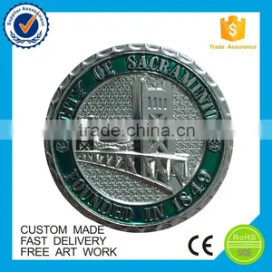 Free Artwork Promotional Directly Factory Custom Souvenir Engraved Coin thumbnail-2