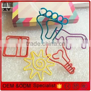 Unique Fancy Custom Shapes Metal Paper Clips for Promotion thumbnail-2