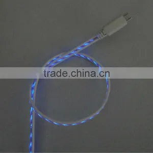 USB EL Wire for Computer-mobile Charging and Data Transmission Language Option French thumbnail-1