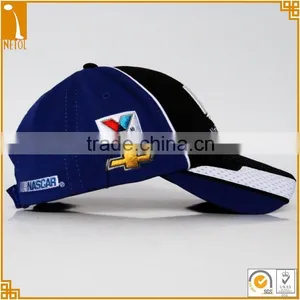 Good Quality Printed Tape 3D Embroidered Car Racing Baseball Caps thumbnail-3
