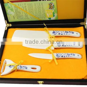 4 Pieces Colored Ceramic Knife With Peeler UD1010 thumbnail-2