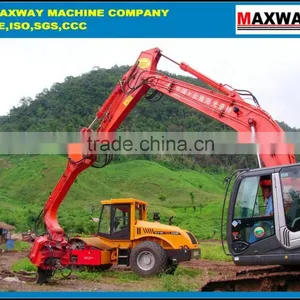 China Cheap ~ Hydraulic Vibratory Small Pile Hammer for Excavator , Model: DZJ250 thumbnail-3