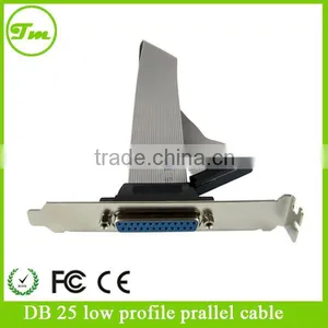 Low Profile 16in Parallel Port Header Serial Cable Adapter With Bracket &ndash thumbnail-1