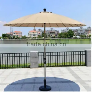 2016 Hot Sale Parasol Sunshade Aluminum Outdoor Beach Pool Patio Umbrella thumbnail-2
