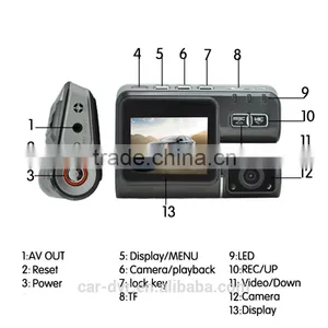2.0 Inch Dual Lens HD Dash Cam I1000,car Camera, Car Black Box thumbnail-4