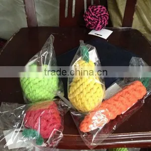 QQPET High Quality Pet Rope Toys Cotton Dog Chew Toys Hot Dog Toys thumbnail-6
