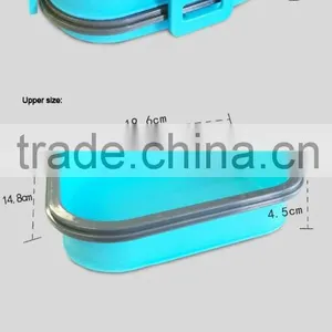 NEW 2016 2 Layer Rectangle Lunch Box Container Eco-friendly Kid Lunchbox thumbnail-5