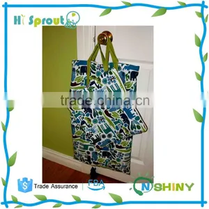 Colorful Printed Baby Waterpoof PUL Wet Bags for Diapers thumbnail-1