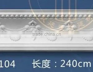 European and American Style Wall Decoration Decorative PU Crown Moulding for Ceiling and Wall thumbnail-3