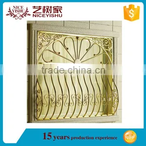 Home Metal Window Grills / Decorative Iron Work Window Grill thumbnail-3