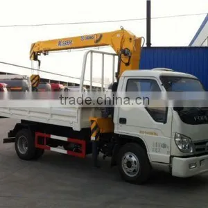 Mini Telescopic Crane on Truck, SQ5S3, Truck Mounted Crane With Hydraulic Boom thumbnail-1