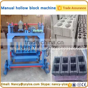 Mini Hollow Brick Block Making Machine / Concrete Cement Brick Maker Machines thumbnail-1