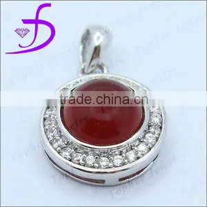 Latest New Arrival Sterling Silver Jewelry Natural Stone Pendants Design thumbnail-1