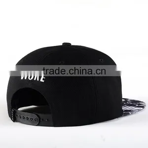 2015 Custom Design 100%acrylic 3d Embroidery Snapback Hat thumbnail-3