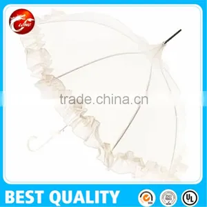 Ivory Wedding Parasol Umbrella thumbnail-2