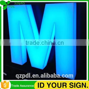 High Illuminate 3D Channel Letter Alphabet With Full Acrylic thumbnail-1