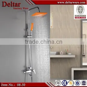 Square Faucet Shower Set, Concealed Installation Shower Set, Chrome Plating Shower Set thumbnail-1