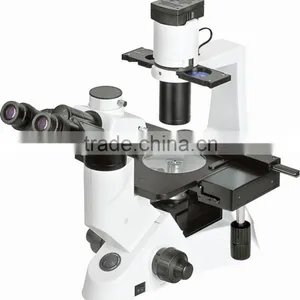 Trinocular Head InclinedInverted Microscope/High Point Extra Wide Field Eyepiece EW10X/22 thumbnail-1
