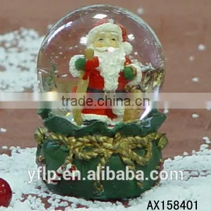Resin Christmas Craft, Santa Claus Resin Christmas Craft, Snow Globe Resin Christmas Craft thumbnail-2