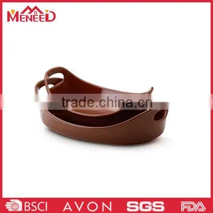 Supermarket Use Melamine Bread Tray With Handles thumbnail-1