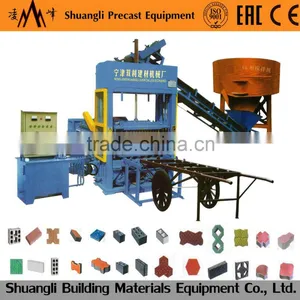 QT40-1 Concrete Curbstone Making Machine Concrete Color Interlocking Blocks Making Machine Colour Interlock Bricks Maker thumbnail-3