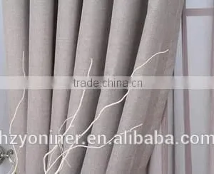 2015 Hot Sale Linen Like Curtain 008 Fabric and Designed Window Fabric; Made up Curatin in Hotel or Home thumbnail-1