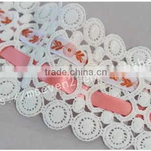 Special Design 7.5cm Lace Composite Wholesale Ribbon With Jacqurd Webbing thumbnail-2