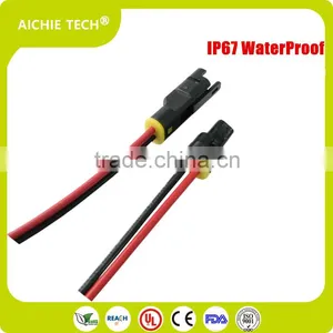 IP67 2P DT04-2P Waterproof Connector Wire Assembly thumbnail-2