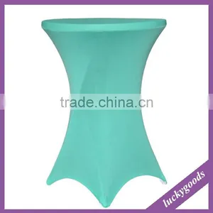 LZB016 Fashionable Solid Color Blue Cocktail Table Cover for Sale thumbnail-5