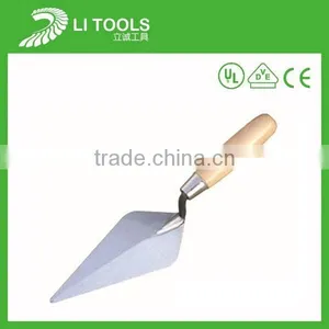 High Quality Hot Selling Wood Handle Stainless Steel Bricklaying Trowel thumbnail-3