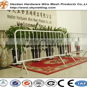 Hot Dipped Galvanized After Welding Temporary Fence Welded Pipe Crowd Control Barrier Queue Control Fence Panel thumbnail-5