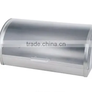 Stainless Steel Semi-transparent Lid Bread Bin thumbnail-1