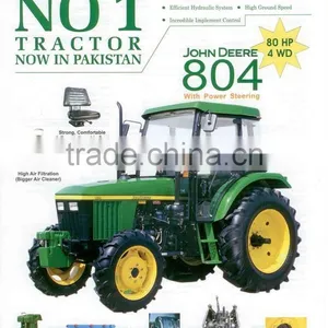 John Deere Tractor JD 804 With Cabin thumbnail-1