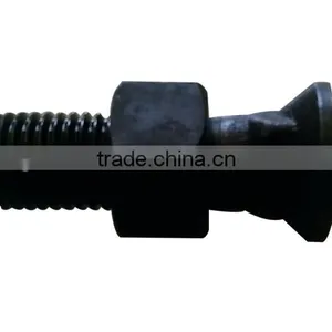 M19 Boron Steel Fixed Bolts / Screws and Nuts, Bolt on Loader Bucket thumbnail-2