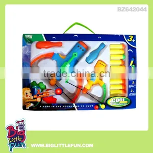 EVA Soft Bullet Pingpong Ball Shooting Bow Arrow Gun Toy thumbnail-1