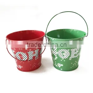 Printed Painting High Quality Metal Tin Pail With Handle thumbnail-6