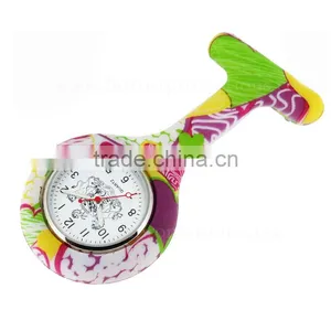 Portable Promotion Gift Brooch Silicone Nurse Watch thumbnail-2