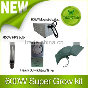 600 Watt PRO Grow Light Kit- 600w Ballast, HPS Dual Spectrum Lamp, Reflector thumbnail-1