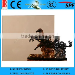 4mm 5mm 6mm Gold Blue Sheet Class Bronze Grey Green Reflective Glass With CE & ISO9001 Glass Window thumbnail-5