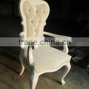 Baroque Style Antique Furniture High Back Chair thumbnail-1