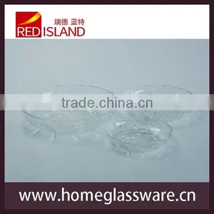 8 Inch Fresh Fruit Salad Glass Plate thumbnail-2