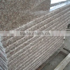 G687 Peach Red Indoor Granite Stair Steps Polished Bevelled thumbnail-1