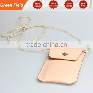 Leather Cell Phone Neck Pouch, Leather Pouch thumbnail-1