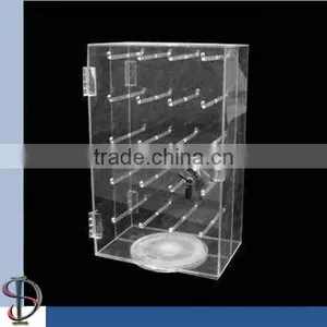 Acrylic Hooks Counter Top Display Cabinet thumbnail-1
